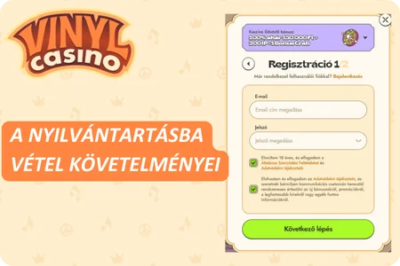 vinylcasino apk regisztráció
