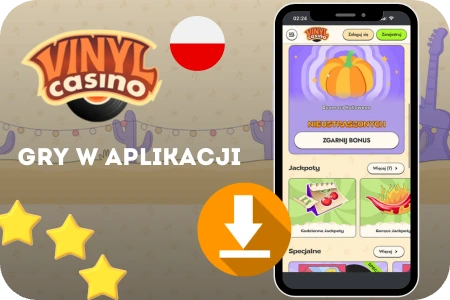 Gry w aplikacji Vinyl Casino