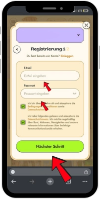 Registrierung abschließen Vinyl Casino