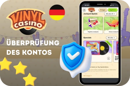 Überprüfung des Kontos Vinyl Casino