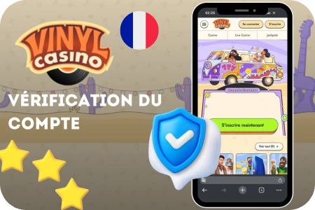 Verification du compte Vinyl Casino