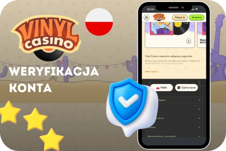 Weryfikacja konta Vinyl Casino