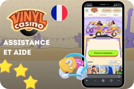 Assistance et aide Vinyl Casino