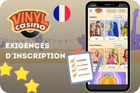 Exigences Dinscription Vinyl Casino
