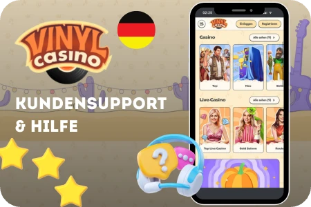 Kundensupport Vinyl Casino