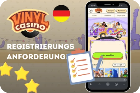 Registrierungs Anorderung Vinyl Casino