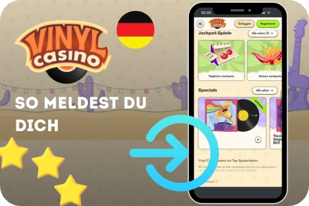 So meldest du dich Vinyl Casino