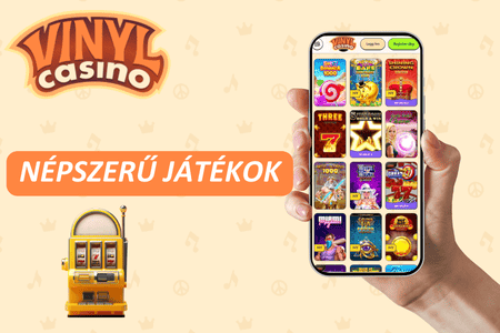 Népszerű játékok a Vinyl Casino mobilon