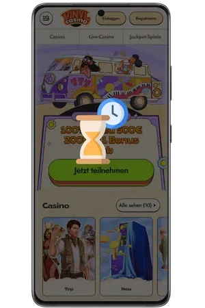 Bestätigen Sie den Zugriff für Vinyl Casino Login