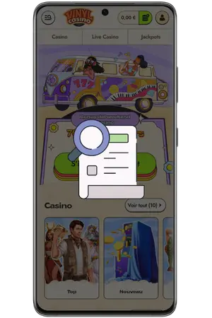 Après Vinyl Casino Inscription, complétez la vérification de votre compte