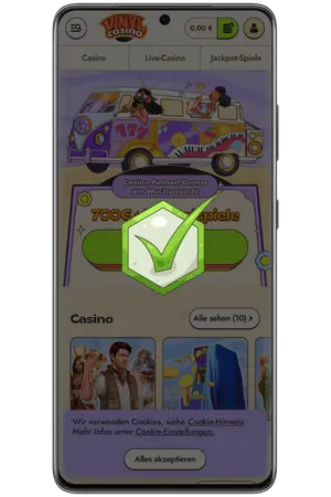 Konto erstellt – bereit für Vinyl Casino Login