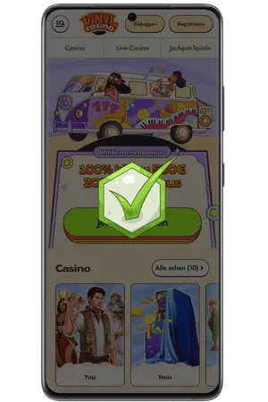 Vinyl Casino Login abgeschlossen – Sie sind im Casino
