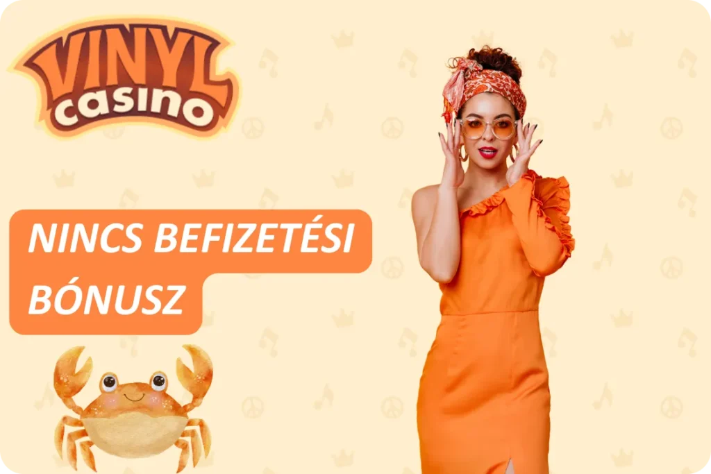A Vinyl Casino Bonus Crab ingyenes pörgetéseket és nyereményeket kínál
