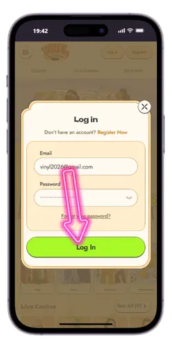 Confirm your login Vinyl Casino