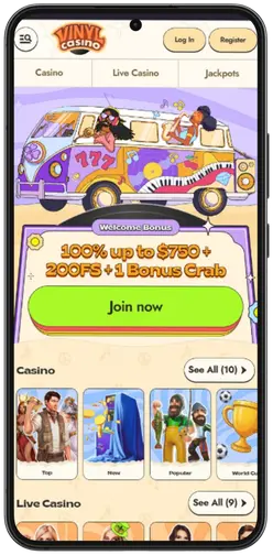 Open the verified website Vinyl Casino