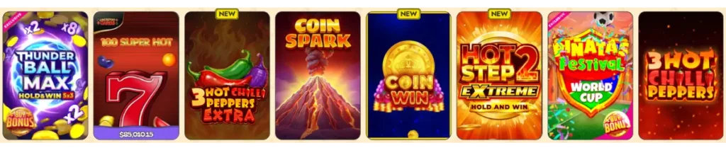 Slots in the Vinyl Casino Lobby