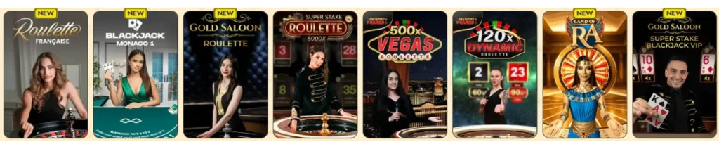 Table Games and Classic Vinyl Casino